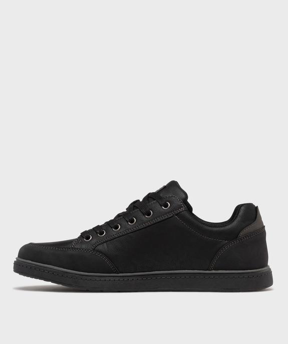 Baskets basses de ville surpiquées homme vue3 - URBAN STEPS GEMO FOR GOOD - GEMO