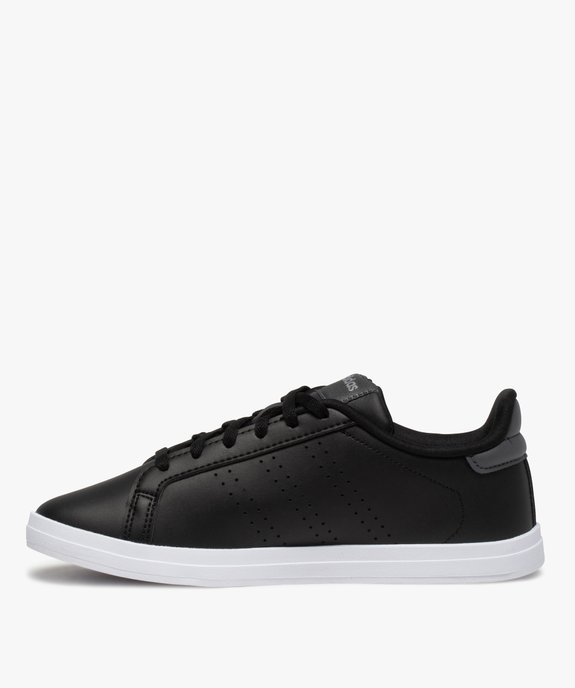 Tennis femme unies à lacets – Adidas Courtpoint vue3 - ADIDAS - GEMO
