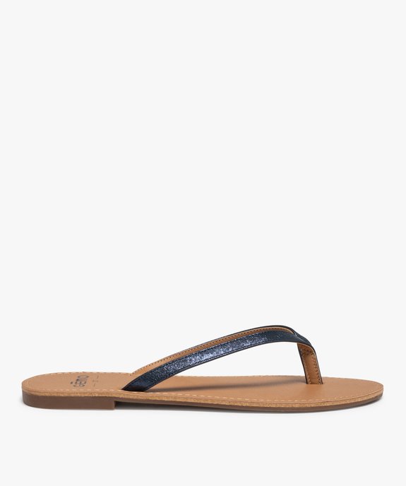 Tongs femme à petit talon plat et lanières fines - Valentina Baldano vue1 - VALENTINA BALDA - GEMO
