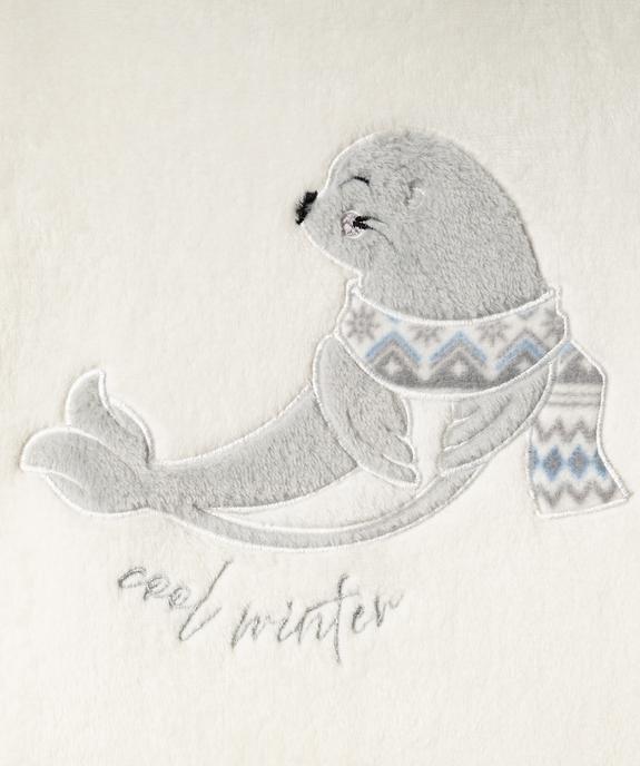 Pyjama en velours moelleux et imprimé fille vue2 - GEMO (ENFANT) - GEMO