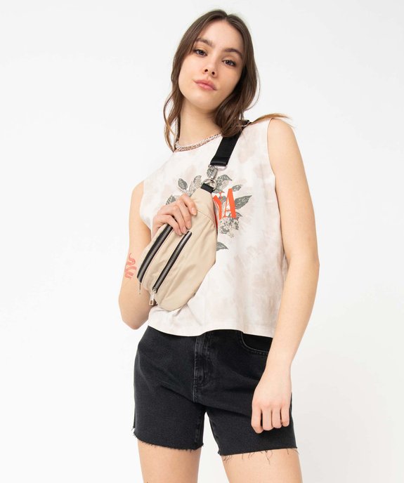 Sac banane femme en satin vue4 - GEMO (ACCESS) - GEMO