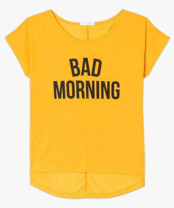 Tee-shirt femme loose imprimé  vue4 - GEMO(FEMME PAP) - GEMO