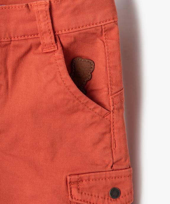 Short bébé garçon extensible look baroudeur vue2 - GEMO(BEBE DEBT) - GEMO