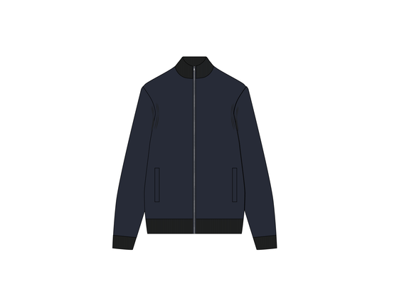 Gilet zippé à col montant homme vue1 - GEMO (HOMME) - GEMO