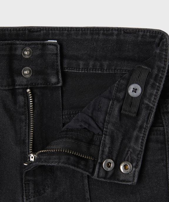 Jean flare taille ajustable en coton stretch fille vue2 - GEMO 4G FILLE - GEMO