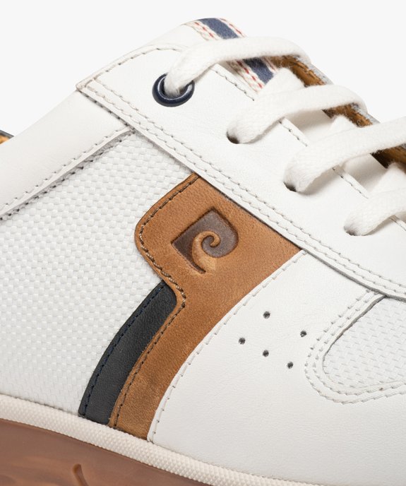 Baskets homme dessus en cuir uni – Pierre Cardin vue6 - PIERRE CARDIN D - GEMO
