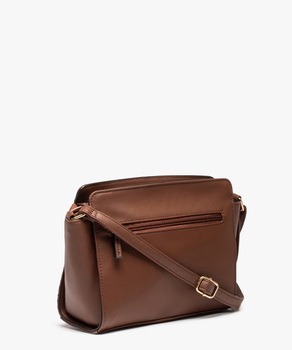 Sac femme à bandoulière bimatière esprit haute couture vue2 - GEMO (ACCESS) - GEMO