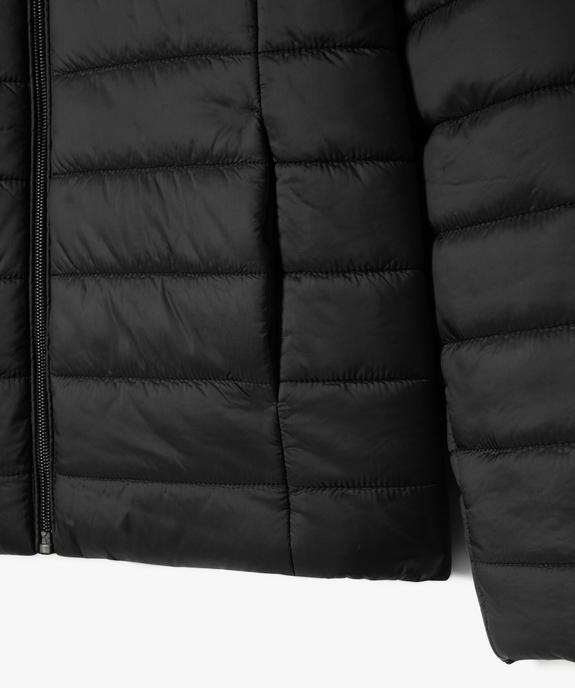 Doudoune à capuche matelassage léger fille - GEMO 4G FILLE Doudoune à capuche matelassage léger fille vue3 - GEMO 4G FILLE - GEMO