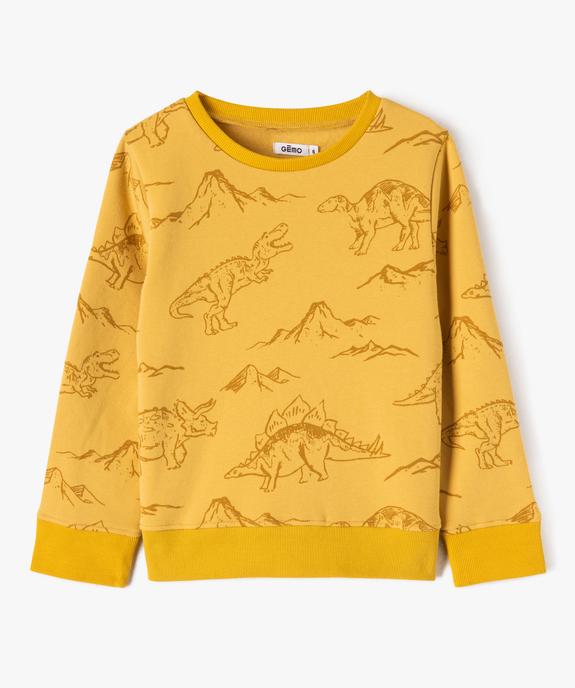 Sweat molletonné avec motifs dinosaures garçon vue2 - PREMIER PRIX BY GEMO - GEMO