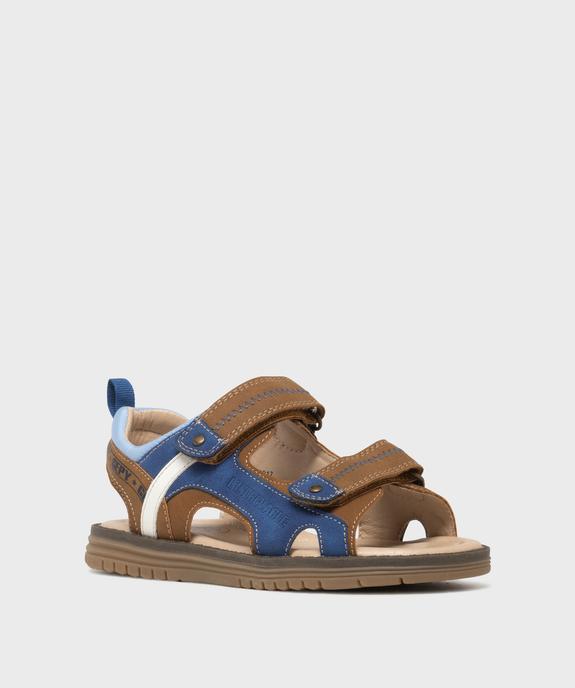 Sandales casual chic à double scratch garçon - Gepy vue2 - GEPY - GEMO