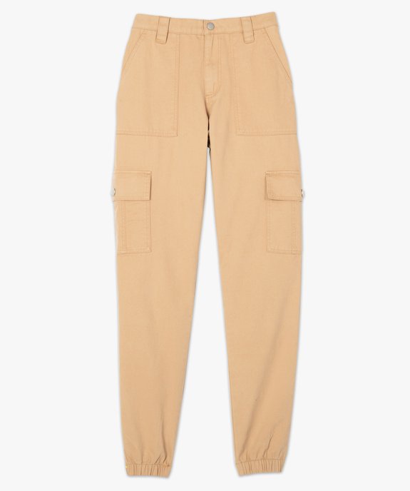 Pantalon cargo femme en toile vue4 - FOLLOW ME - GEMO