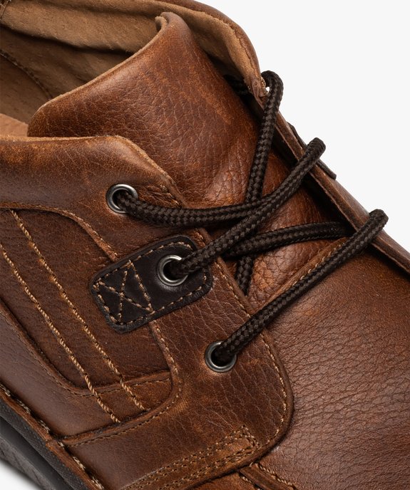 Derbies homme confort dessus cuir à lacets – Zen Air  vue6 - ZEN AIR - GEMO
