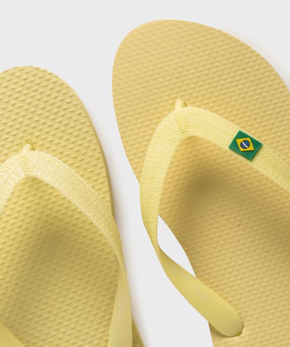 Tongs unies femme vue3 - GEMO (PLAGE) - GEMO