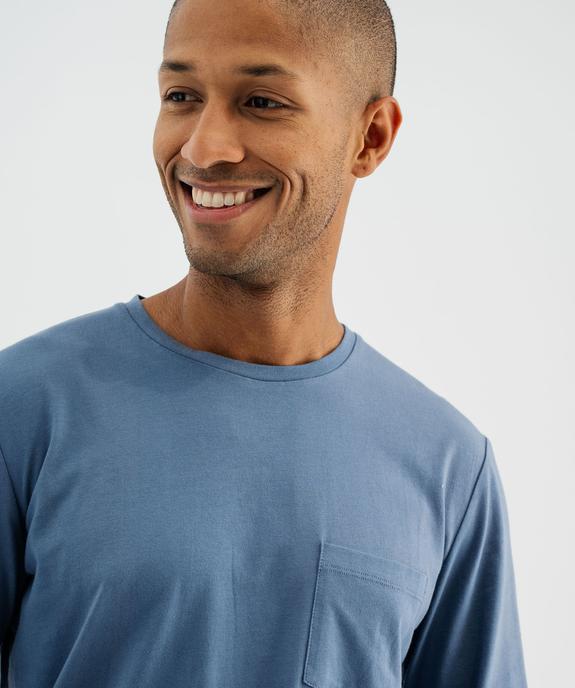 Pyjama avec pantalon à carreaux homme - GEMO(HOMWR HOM) Pyjama avec pantalon à carreaux homme vue4 - GEMO(HOMWR HOM) - GEMO