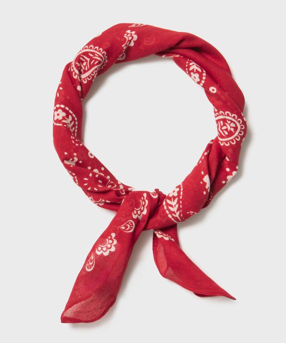Foulard imprimé façon bandana femme - LuluCastagnette vue2 - LULU CASTAGNETT - GEMO