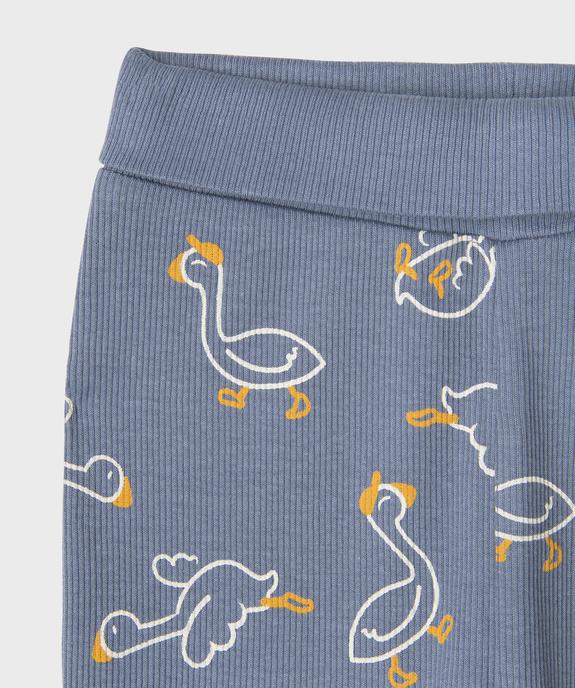 Legging en maille côtelée bébé garçon (lot de 2) vue2 - GEMO(BB COUCHE) - GEMO