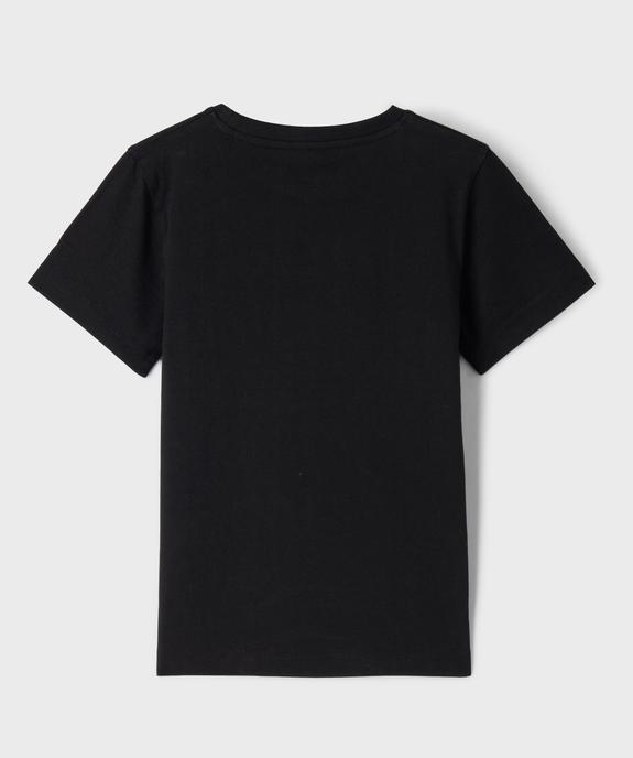 Tee-shirt à manches courtes en coton uni garçon vue3 - GEMO 4G GARCON - GEMO