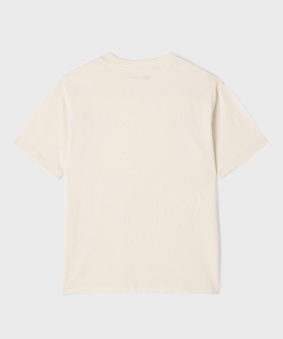 Tee-shirt en jersey de coton imprimé garçon vue3 - GEMO 4G GARCON - GEMO