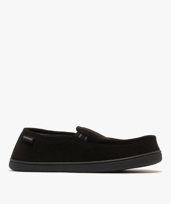 Chaussons mocassins en velours homme - Isotoner vue1 - ISOTONER - GEMO