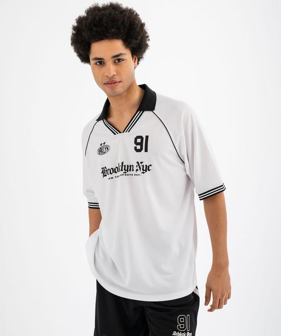 Tee-shirt de sport manches courtes en maille légère homme vue1 - GEMO (HOMME) - GEMO
