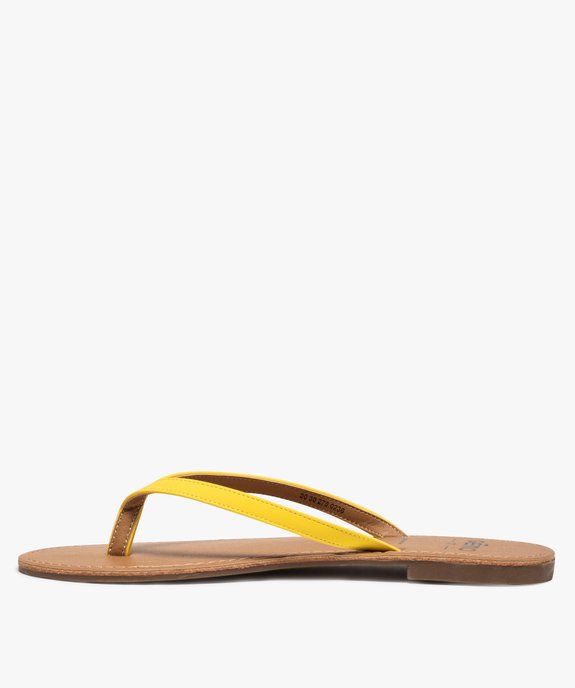 Tongs femme à petit talon plat et lanières fines - Valentina Baldano vue3 - VALENTINA BALDA - GEMO