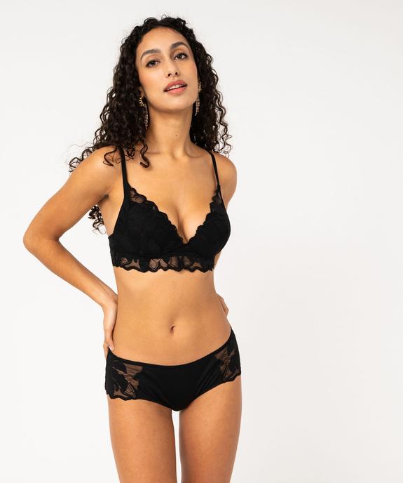 Soutien-gorge sans armatures forme push-up femme vue5 - GEMO(HOMWR FEM) - GEMO