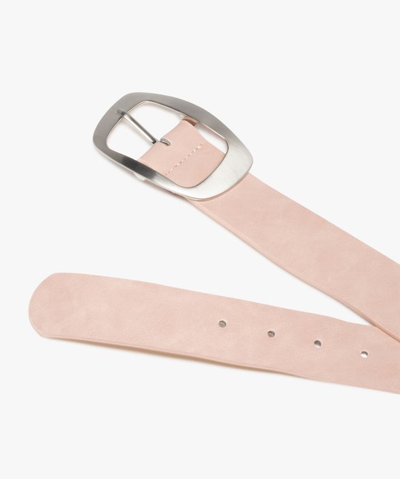 Ceinture femme à grosse boucle asymétrique vue2 - GEMO (ACCESS) - GEMO