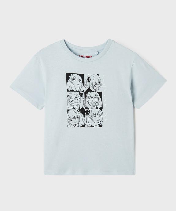 Tee-shirt manches courtes avec motif manga fille - Spy x Family vue1 - SPY X FAMILY - GEMO