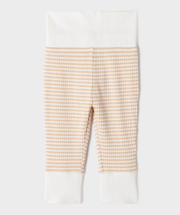 Ensemble naissance évolutif 3 pièces bébé : body, pantalon, bonnet vue3 - GEMO 4G BEBE - GEMO