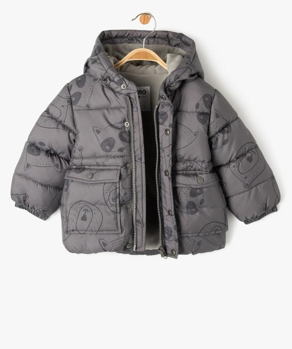 Blouson à capuche doublé polaire bébé garçon vue3 - PREMIER PRIX BY GEMO - GEMO