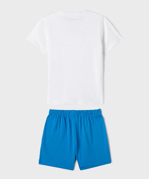 Pyjashort avec motif voiture de course garçon - HotWheels vue1 - HOT WHEELS - GEMO