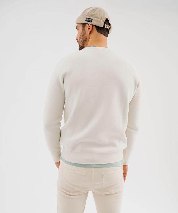 Pull en coton homme vue3 - GEMO (HOMME) - GEMO