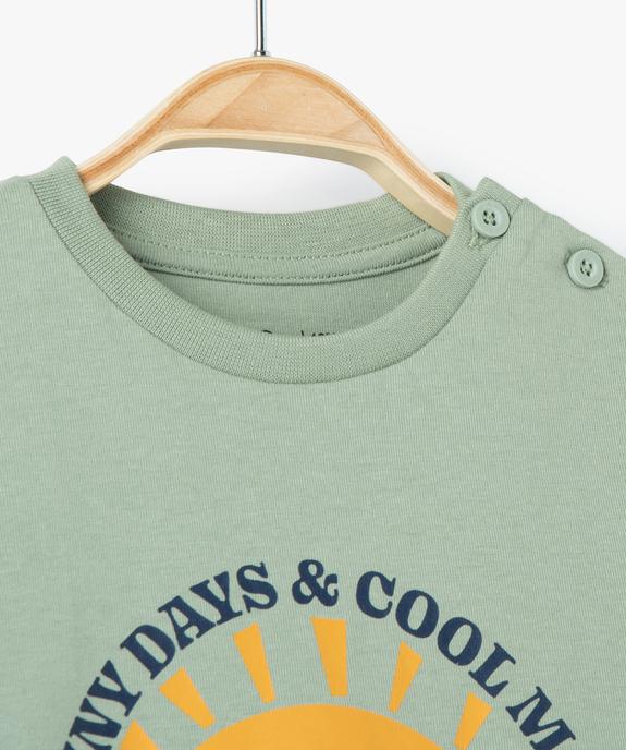 Tee-shirt bébé garçon avec motif vue2 - GEMO 4G BEBE - GEMO
