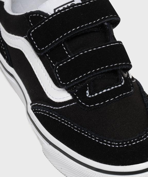 Baskets basses à scratch en toile et suédine fille - Vans vue6 - VANS - GEMO