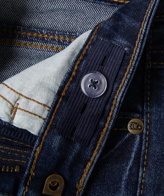 Bermuda en jean stretch coupe Regular garçon vue5 - GEMO (ENFANT) - GEMO