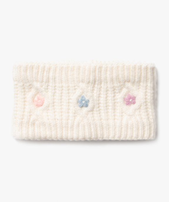 Tour de cou torsadé doublure polaire bébé fille vue1 - GEMO 4G BEBE - GEMO