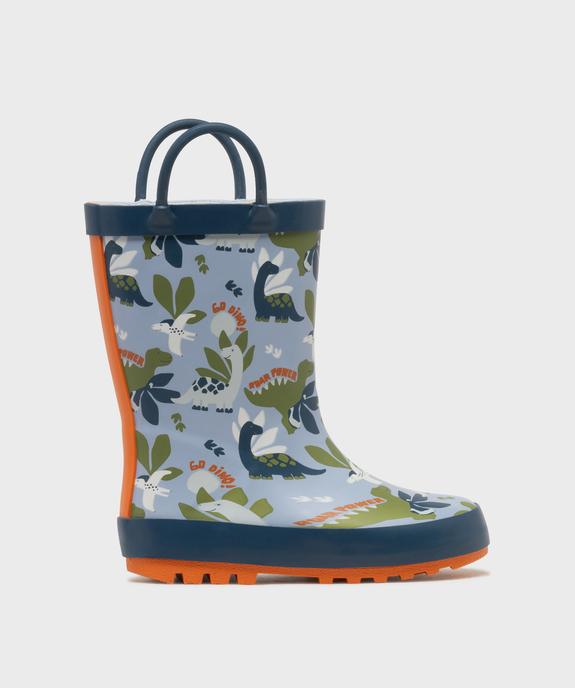 Bottes de pluie imprimé dinosaures garçon vue1 - 5 MILES - GEMO
