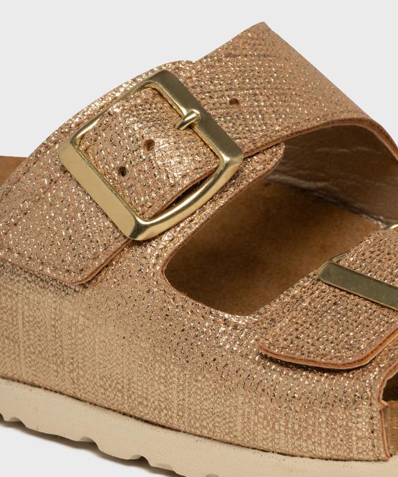 Mules anatomiques légères à  brides pailletées femme - Valentina Baldano vue6 - VALENTINA BALDA - GEMO