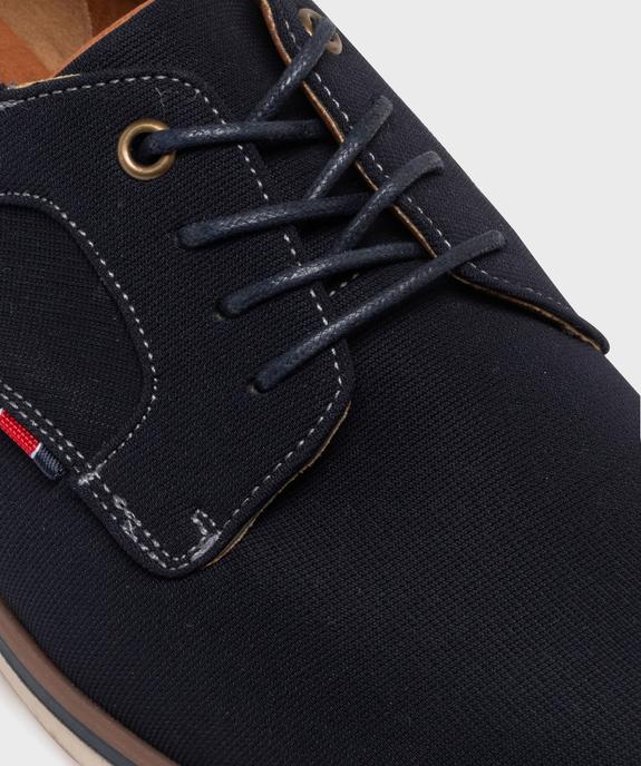 Derbies dessus textile à semelle sport homme vue7 - MARIO BALDANO - GEMO
