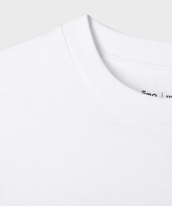 Tee-shirt manches courtes en jersey de coton garçon vue2 - GEMO (JUNIOR) - GEMO