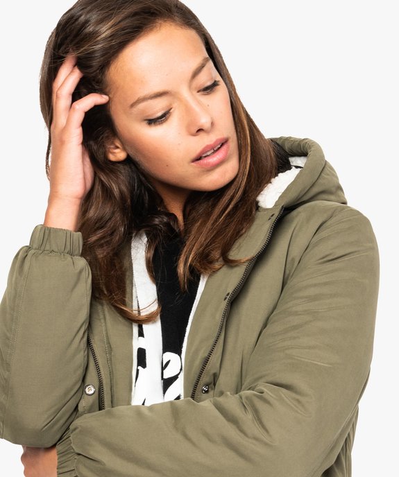 Blouson femme à capuche   vue2 - FOLLOW ME - GEMO