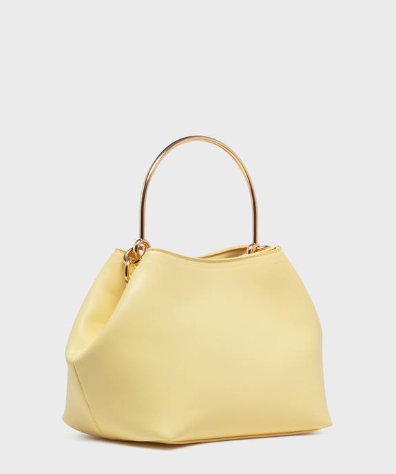 Sac à main graphique à anse métallique femme vue2 - GEMO (ACCESS) - GEMO