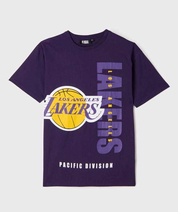 Tee-shirt manches courtes inscription Los Angeles enfant - NBA vue2 - NBA - GEMO