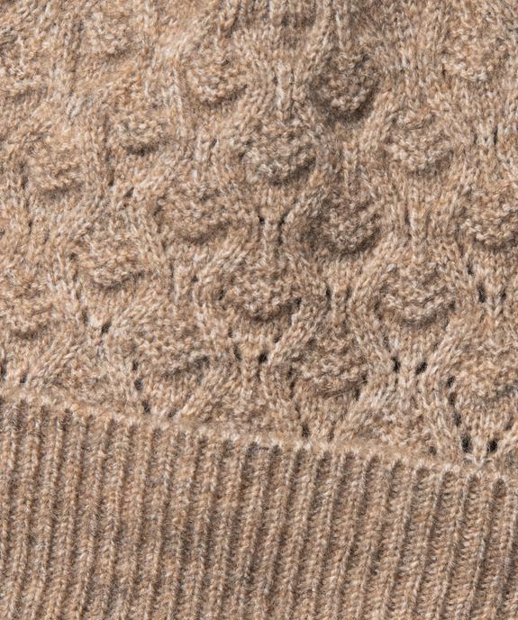 Bonnet en maille fantaisie doublure chaude femme vue2 - GEMO (ACCESS) - GEMO