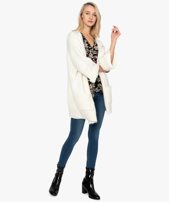Blouse femme à motifs fleuris resserrée à la taille vue5 - GEMO(FEMME PAP) - GEMO