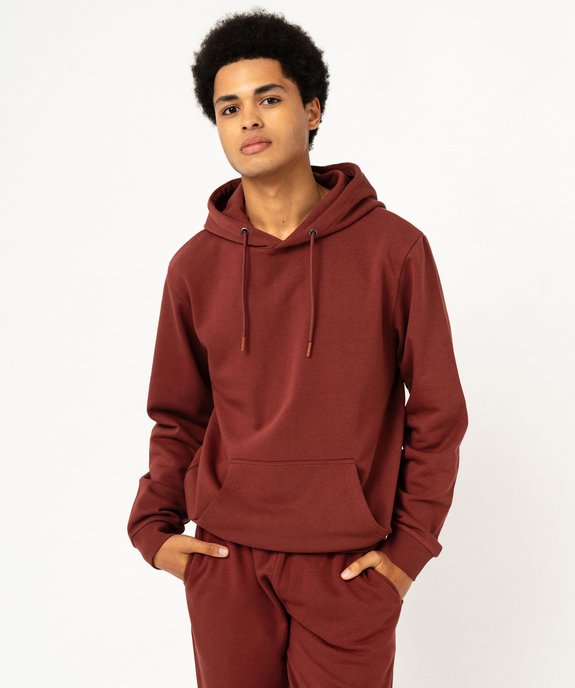 Sweat à capuche intérieur molletonné homme vue1 - GEMO 4G HOMME - GEMO