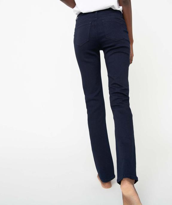 Jean femme coupe Regular taille normale - L30 vue3 - GEMO (JEAN) - GEMO