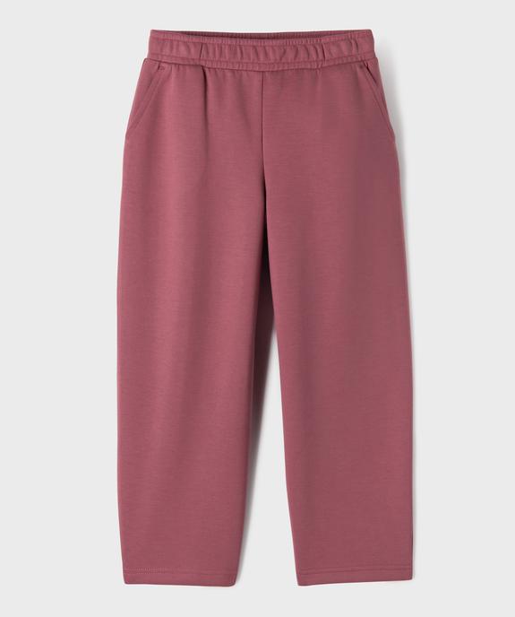 Pantalon de jogging fluide fille vue2 - GEMO (ENFANT) - GEMO