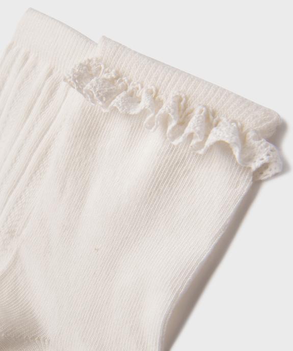 Chaussettes en coton biologique fille (lot de 2) vue2 - GEMO (ENFANT) - GEMO