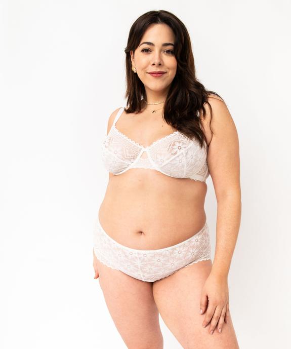 Soutien-gorge emboitant en dentelle grande taille vue5 - GEMO(HOMWR FEM) - GEMO